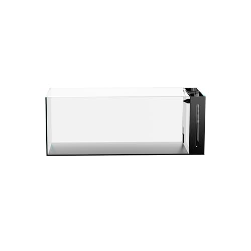 Allcolor Ultra Clear Rimless Aquarium Tank Low Iron Glass Side Filtration + Anti-Jumping net (60Gal)