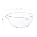 Gadpiparty Glass Evaporation Dish 150mm Round Bottom Evaporating Basin with Spout Laboratory Glassware Evaporation Tool for Scientific and Industrial Use