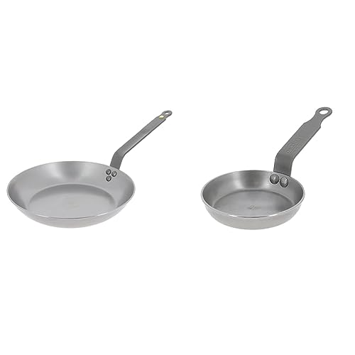 DE BUYER -5611.24 -poele a omelette mineral b element ø24cm & 5612.12 Poêleà blinis Minéral B Element