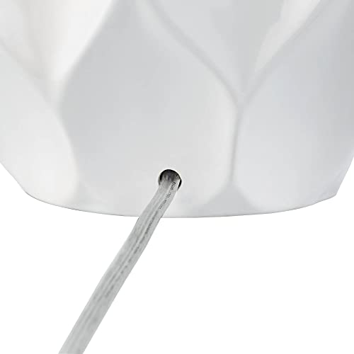 Lámparas de mesa Dobbs cerámica blanca juego de 2 miniatura 6
