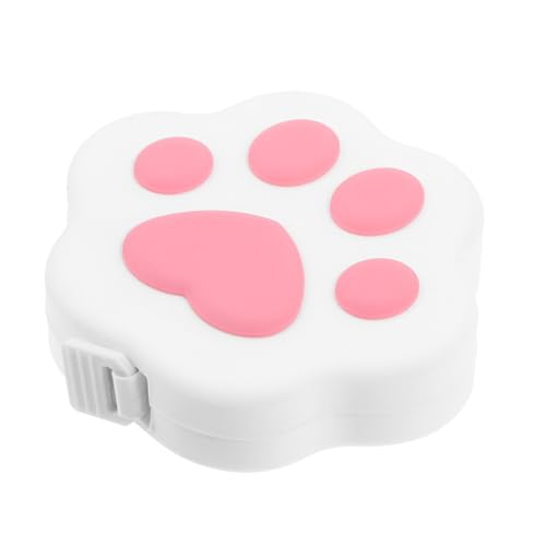 Healifty Cinta Métrica Retráctil Portátil Mini con Diseño de Pata de Gato Flexible para Costura Medidas Corporales y Uso Multifuncional