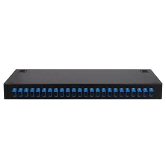 2-Pack LC-SM 12 Duplex 24 Port Rack Mount Enclosure Box With Splice