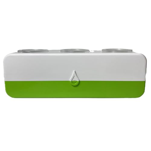 Bothyi Vaso de plantas hidropônico autoescorvante DIY Kit de hidroponia Decoração de bonsai de mesa