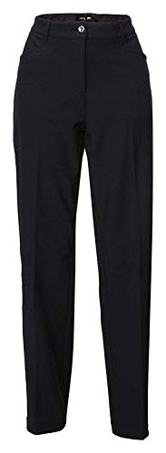 JRB Ladies Windstopper Lined Golf Trousers + Free Socks (Navy, 12)