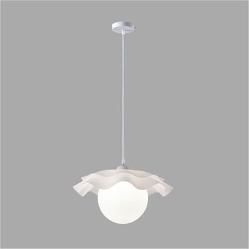 Suspensions simples boule de verre blanc pour décoration lumineuse moderne