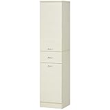 ESTANTES AJUSTABLES: Este mueble de baño tiene estantes interiores ajustables hasta en 3 niveles diferentes. Ideal para adaptarse a tus necesidades y los objetos que quieras almacenar. Son también removibles en caso de que necesites aprovechar la altura completa