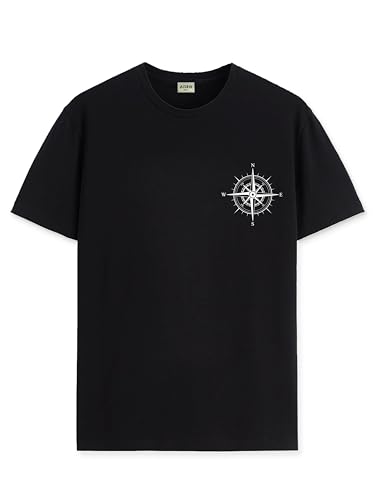 Image of ADRO Unisex 100% Cotton Regular Tshirt | Printed | Graphic Printed | Chest Printed