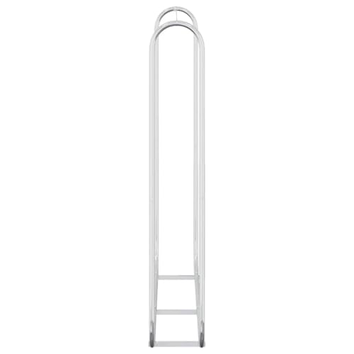 Range-bûches en acier galvanisé robuste avec base surélevée durable - 6