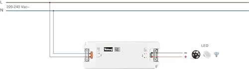 illuburg LED Trafo 24V 75W Flach Flackerfrei Geräuschlos für G4 GU5,3 LED Streifen Möbel Verdeckte Montage Netzteil Treiber Vorschaltgerät Driver Power Supply