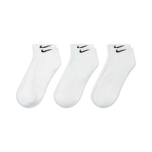 Image of Nike Unisex Adult Everyday Cushioned Training Low Socks (3-Pack) | Mens and Womens