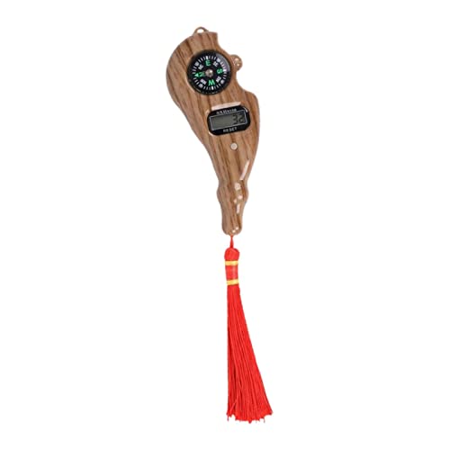 Jojomis Buddha Beads Counter Rotating Prayer Beads LCD Digital Display - Wood B, 11x4.6x2.2cm