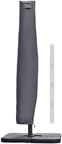 Sekey Protective Cover for Cantilever Parasol, Tear-Resistant, Grey