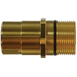 61055 Quick Disconnect Drybreak Coupler with Wing Nut, 1-1/2 in 1-1/2 in FNPT, Brass