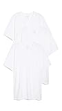 Calvin Klein Men's Cotton Classics 3-Pack Undershirts, 3 WHITE - VNECK, XL