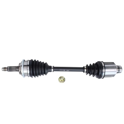 Image of Detroit Axle - 4CYL 2pc Front CV Axles for 2006-2009 Ford Fusion 2003-2008 Mazda 6 2006-2009 Mercury Milan, 2004 2005 2007, Driver and Passenger Side CV Axle Shafts Assembly Replacement