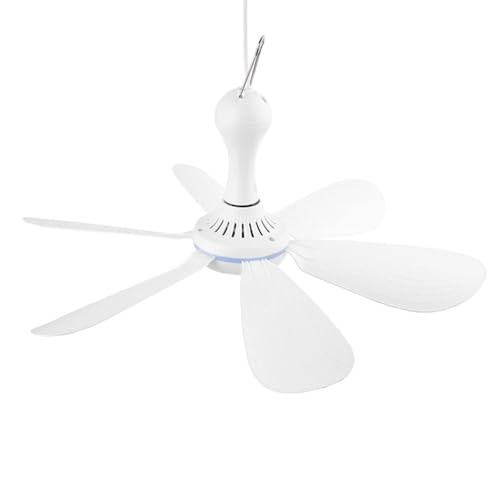 Ventilador de tienda USB de 5W que soluciona el calor en tus acampadas y techos de cenador