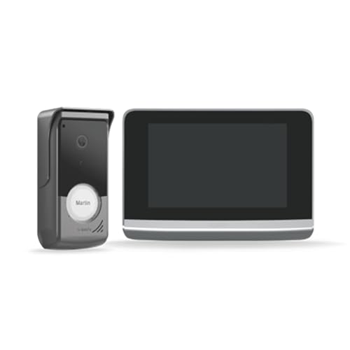 Somfy 1871265 - Visiophone V500 Connect, Interphone vidéo pour accueillir vos visiteurs à distance via l’app Protect, Contrôle de 5 équipements RTS,...