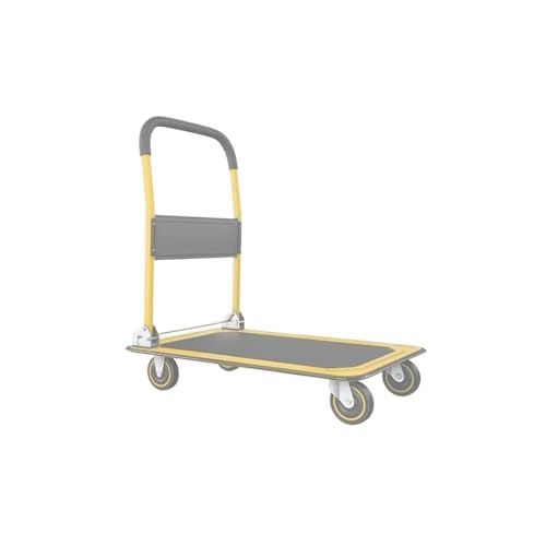 Carro plegable de plataforma con ruedas resistente miniatura 1
