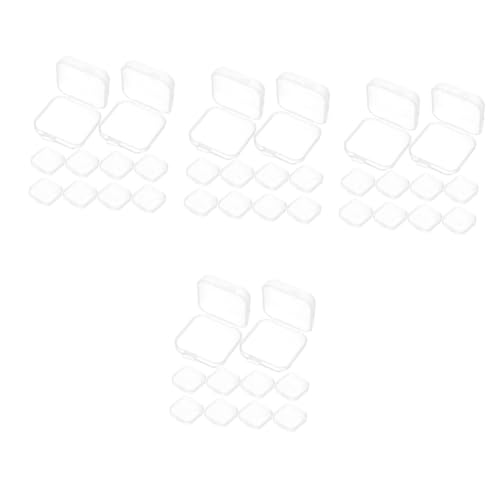 NUOBESTY 4 Set Scatola Portaoggetti Scatole Portaoggetti Storage Box Divisori Per Cassetti Spazzatura Scatole Organizer Bidoni Immondizia Mini Cestino Per Medicinali Organizzatore 80pcs*4