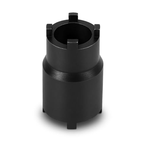 Keenso Clutch Lock Nut Spanner Removal Tool, Steel 2-in-1 20mm 24mm Clutch Remover Wrench 4-pin Socket Spanner Lock for Crf 600rr 450r 250l