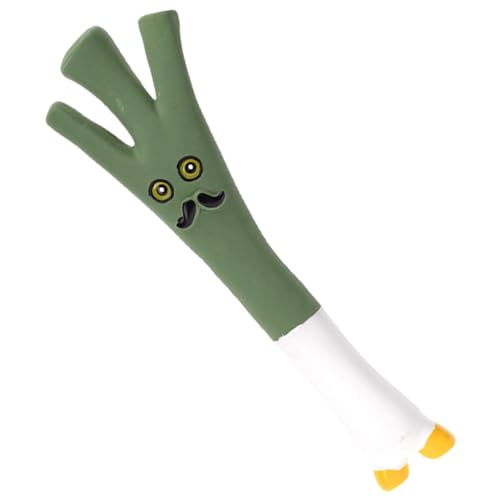 Gemüse Hundespielzeug Kauspielzeug für Hunde, Lauch Beißspielzeug für Welpen, wildes Kauspielzeug, Cartoon-Gemüsespielzeug, Beißspielzeug aus Latex, Spielzeug