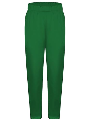 Moily Kids Girls Boys Silky Satin Dance Pants Mid-West Style Long Trousers Indian Kurta Sets4