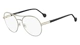 SALVATORE FERRAGAMO Round Eyeglasses SF2174 733 Gold/Black 55mm 2174