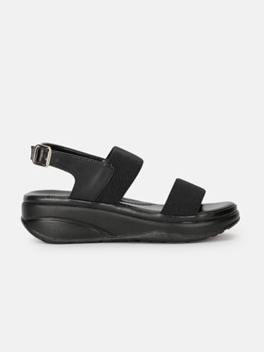 Image of Marc Loire Women Smart Casual Platform Heel Fashion Sandal with Adjustable Strap