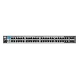 Gigabit 48-Port Switch/ 30 Jahre Garantie/ 44 autosensing-10/100/1000 und 4 Dual Personality-Ports 10/100/1000-T od. SFP Mini-GIBIC-Uplink connectivity/ verwaltet Layer 2/ Stacking-Fähigkeit/ Auto-MDIX/ QoS/ VLAN-Tagging/ Jumbo packet support ...