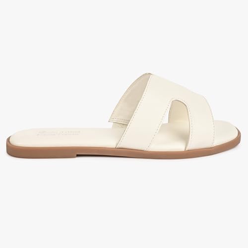 Image of Call It Spring Women's White Flat sandals
