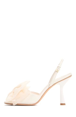 Image of kate spade new york Women's Beau Slide Sandal, Cream, 4 UK