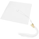 Didiseaon Birrete de Graduación 2024 Unisex de Poliéster Borla, Sombrero de Graduación para Adultos, Accesorio para Eventos y Celebraciones Universitarias