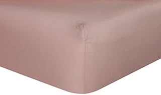 Sleepdown 100% Bamboo Cotton Fitted Sheet Plain Warm Cosy Breathable Super Soft Bedsheet Bed Linen 35cm Extra Deep Pockets - White - King