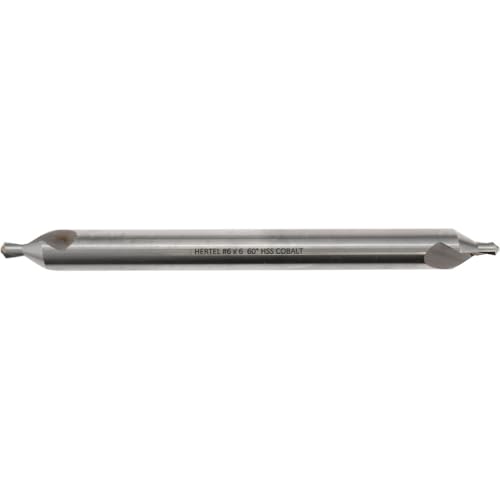 Hertel Combo Drill & Countersink, #6, 1/2
