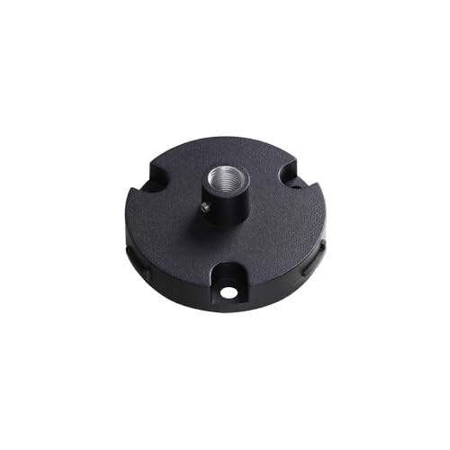 Base Moderna Jedi Alluminio Antracite D9,6Cm