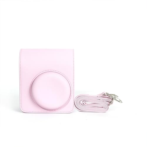 LUNBER-ARMOR�EFor instax mini 13�p�P�[�X �J�o�[ �V�����_�[�X�g���b�v�t�� PU���U�[ ���f�B�[�X ���|�� �`�F�L�P�[�X For �C���X�^�b�N�X�~�j13 �\�t�g�P�[�X(���C�g�s���N)