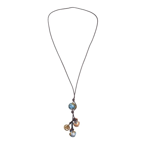 Image of AAKRITI ART CREATIONS Handcrafted Tribal & Boho Ethnic Necklace Collection | Floral, Mandala, Tassel & Dhokra Pendant Designs | Artisan Brass, Wood & Statement Jewelry for Women