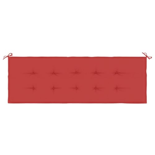 Coussin pour banc de jardin rouge idéal pour aménager votre terrasse - 5