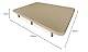 Duérmete Online Komplettes Bett mit wendbarer Viscotec-Matratze, mit verstärktem gepolstertem Boden, 6 Beine, Beige, 150 x 190 cm