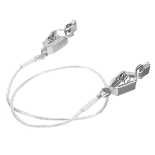 Toyvian Clip Métallique pour Porte-d'escrime en Acier Inoxydable Argenté, Pince de Clôture Pratique Ajustement Confortable et Résistance à l'usure