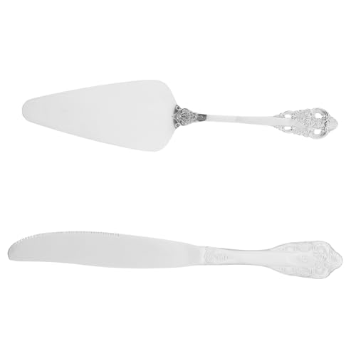 Hohopeti Paletta Torta e Coltello in Acciaio 304 Multiuso per Formaggio e Dolci Spatole da Forno Leggere e Facili da Pulire per Cucina e Ristorante