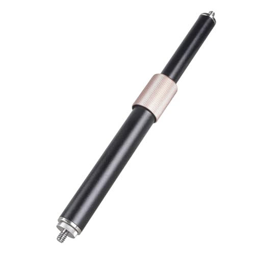 Varilla de extensión roscada ajustable de 1/4 pulgadas macho a macho para trípodes de cámara réflex digital, accesorios de montaje de engranajes, adaptador de soporte de luz LED