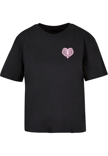 Miss Tee Damen Heart Cage Rose Tee pour vos sorties décontractées