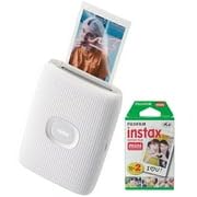 Image of Fujifilm Instax Mini Link Instant Smartphone Printer (ASH) with Instax Film Pack (2 Items)