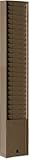 Metal Time Card Holder Rack, Endure Model 168, 25 Slots/Pockets for 5-1/2