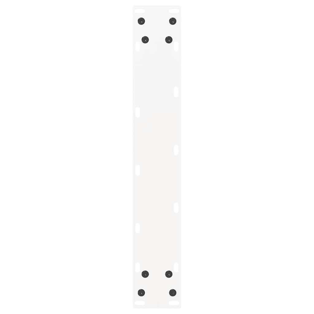 vidaXL Patas para Mesa de Bar en Forma de U (2 Unidades), Color Blanco, 40 x (90-91) cm, Acero
