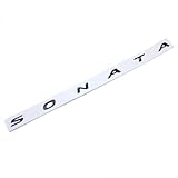 1PC Gloss Black Sonata Rear Tailgate Letters Emblem Compatible with 2020-2023 Sonata (Gloss Black)