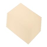 OSALADI Papier Parchemin Vintage A4 Beige Coquillage 120g 10 Feuilles Papier à Lettres Ri...