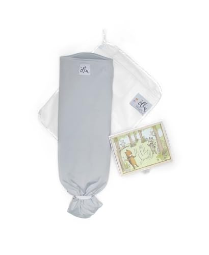 Image of The Ollie Swaddle - Helps to Reduce The Moro (Startle) Reflex - Made from a Custom Designed Moisture-Wicking Material (Stone)