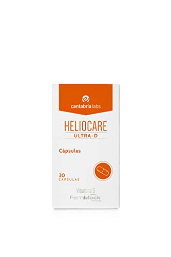 Heliocare Cápsulas Ultra D - Fotoprotección desde el Interior, Previene el Fotoenvejecimiento,...